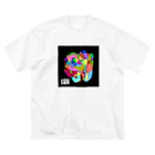 concrete and abstractのfrom_line 「africa」 ビッグシルエットTシャツ