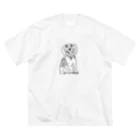 anataeのビーグル犬のビーちゃんティシャツ ビッグシルエットTシャツ