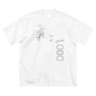 KARAMA PROJECTSの≒1000≠1000 ビッグシルエットTシャツ