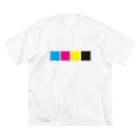 ももたかのCMYK(横位置)シャツ ビッグシルエットTシャツ