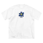 nosuke.のflower ビックシルエットTシャツ ビッグシルエットTシャツ