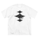 RMk→D (アールエムケード)の楼卍(ロマン)の黒 Big T-Shirt