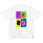 Pop OrganのPop Heart ビッグシルエットTシャツ