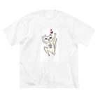 にゃもここshopのにゃもちゃん ビッグシルエットTシャツ