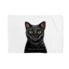 FREEHANDMARCHの魅力的な黒猫〜Attractive black cat〜 ブランケット