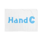 HandC のHandC  ロゴ 水色 Blanket