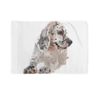 【CPPAS】Custom Pet Portrait Art Studioの可愛すぎるイングリッシュセッターの子犬 Blanket