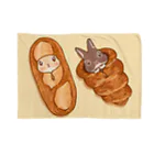 mikiko and chacoのうさパン　フランスパンとチョココロネ ブランケット