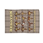 inuinutownの1ダースのへそ天ダックスフンド Blanket