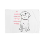 Dog Drawer Drawn by Dogのラブラドールレトリーバー Blanket