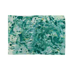 guruguのEbru Green Blanket