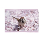“すずめのおみせ” SUZURI店の春爛漫 Blanket