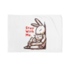 BeachBunnyのうさぎとねこ　Stay With Me Blanket