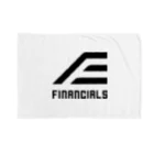 ファイナンシャルズのFINANCIALS黒ロゴスクエア Blanket