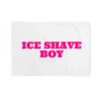 ICE SHAVE BOYのpink logo ブランケット