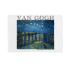 MUGEN ARTのゴッホ　ローヌ川の星月夜　Van Gogh / Starry Night Over the Rhône  ブランケット