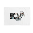 mocchi’s workshopのCREATE THE WORLD ブランケット