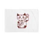 Lin Designのしかくい招き猫 Blanket