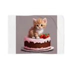 にゃんこぷにのケーキの上の仔猫ちゃん Blanket
