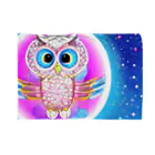 Moichi Designs Shop-2023のフクロウの宇宙飛行士 Blanket