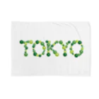 junichi-goodsのバルーン文字「TOKYO」（緑色系） Blanket