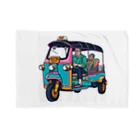 kuronosukeのタイの乗り物シリーズ「トゥクトゥク」tuktuk Blanket