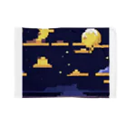 ネムネムZzzの月の見える夜空 ブランケット