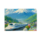 Kai🐚の新幹線と富士山 ブランケット