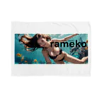 ramekoのラメ子_水着_黒 Blanket