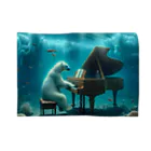 MYoshiの海中でピアノを弾く白熊 Blanket