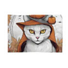 F2 Cat Design Shopのpumpkin cat 001 ブランケット