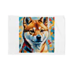 KAPPA TRAVEL GOの柴犬の幾何学 Blanket