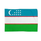 お絵かき屋さんのウズベキスタンの国旗 Blanket
