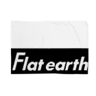 Mappila SHOPのFlatearth Box Logo (BLACK) フラットアース ボックスロゴ(ブラック) Blanket