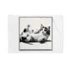 IKEDAYAのリラックスねこ Blanket