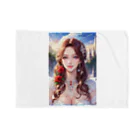 AQUAMETAVERSEの赤い薔薇の髪飾りがステキな王女　BLUE PLUM  691 Blanket
