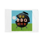 関西BBQ同好会公式の①【ロゴ】関西BBQ同好会（背景有り） Blanket