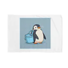 ganeshaのかわいいペンギンとおもちゃのバケツ Blanket