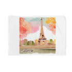 tyu-ripuのparis spring Blanket