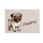 ブヒーズのFAWN　PUG*カラー付 Blanket