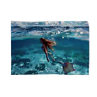 AQUAMETAVERSEのモルジブの大海原で人魚が泳いでいますsanae2074 Blanket