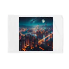 Teesignsの月夜に輝く未来都市 Blanket