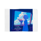 花束娘のA Girl and Flowers on the Journey Blanket