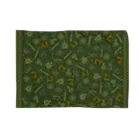 oba:obaの蛸がいっぱい（緑） Blanket