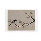 Art Experience Studio - Japanの鳥 水墨画 Bird Ink Painting Blanket