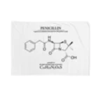 アタマスタイルのペニシリン(青カビに含まれる抗生物質・感染症に対応）：化学：化学構造・分子式 ブランケット