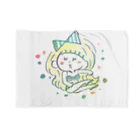 IAM MAIMAI shopのストライプリボンちゃん Blanket