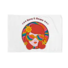 gemgemshopのLOVE & PEACE Blanket