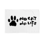 café Mo.freeのNO CAT NO LIFE ブランケット