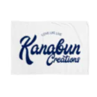 KANABUN CREATIONSのNavy-logo 2020 ブランケット